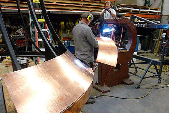Hammered Copper Bell