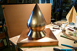 Final view of finished finial