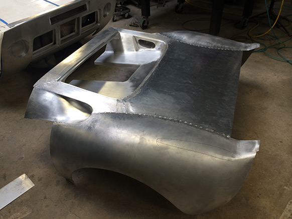 GT40 aluminum replica body