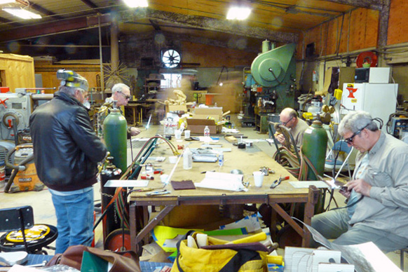 San Antonio, Texas making parts Metalworking Workshop Class with Kent White