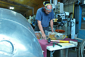 Shaping blanks fitting to nosebowl